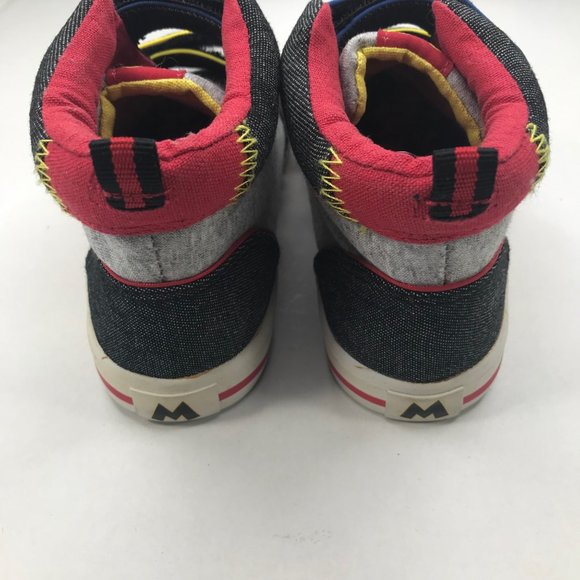 Disney Mickey Mouse Children's High Top Shoes Size 11 Very Good Used Condition - Picture 3 of 11